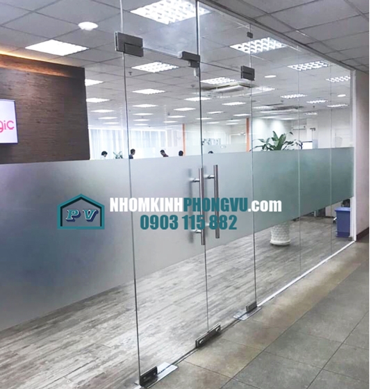 Lắp đặt cửa kính, vách kính văn phòng tại đường Lê Văn Quới, Bình Trị Đông A, Quận Bình Tân, TPHCM
