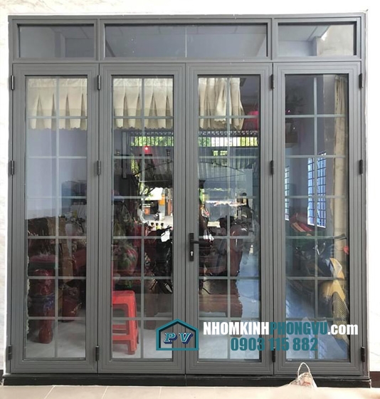 Làm cửa nhôm kính cho nhà anh Tùng, đường số 17, Phường Linh Chiểu, Quận Thủ Đức, TPHCM