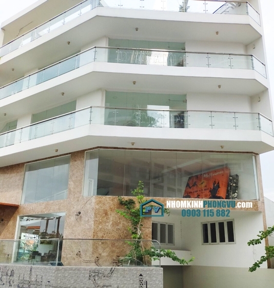 Lắp đặt cửa kính, vách kính cường lực tại GIC Building, khu Tên Lửa, Tân Tạo, Bình Tân