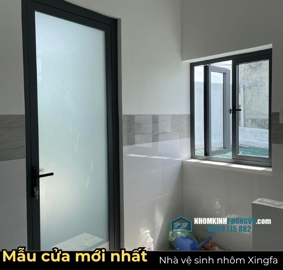 Top 47+ Mẫu cửa nhà vệ sinh nhôm Xingfa đẹp, tiện lợi