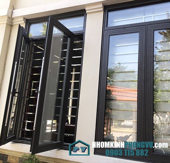 Mẫu cửa sổ nhôm xingfa nhập khẩu Quảng Đông mở chữ A khóa đa điểm tiện lợi