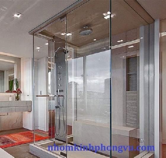 Mẫu vách kính phòng tắm đẹp PTK04