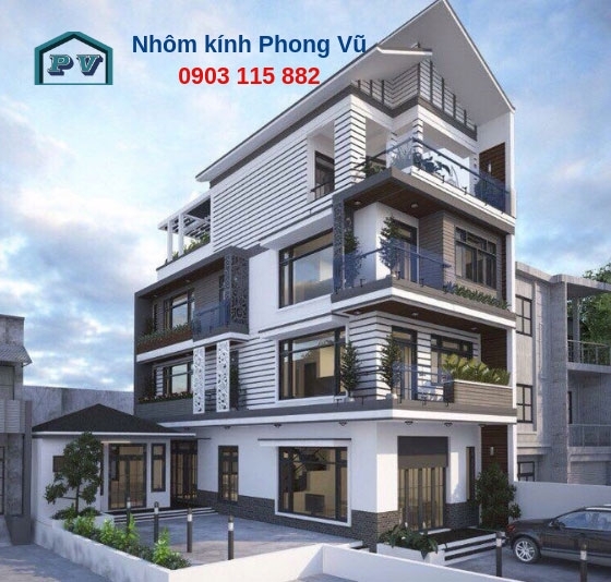 Thi công lắp đặt cửa nhôm kính xingfa tại biệt thự Thảo điền, Quận 2, TPHCM
