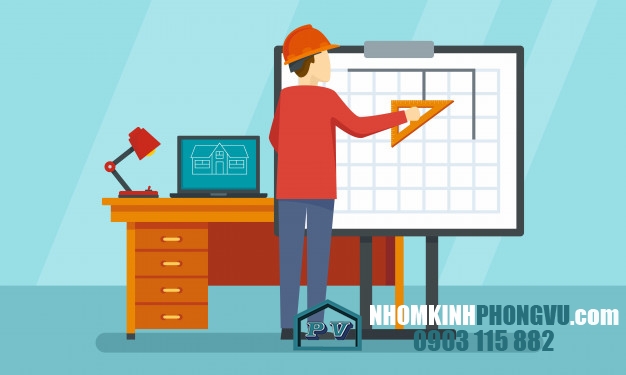 Thi công, lắp đặt kính cường lực