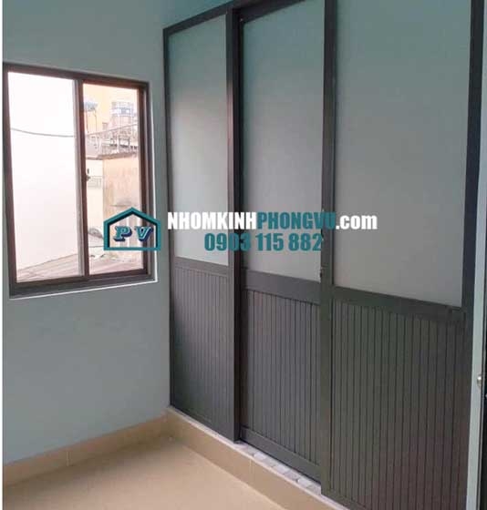 Thi công vách ngăn nhôm kính giá rẻ tại đường Bùi Đình Túy, Quận Bình Thạnh TPHCM
